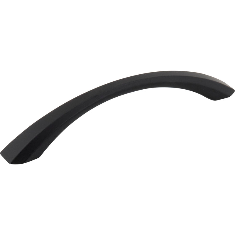 128 mm Center-to-Center Matte Black Wheeler Cabinet Pull