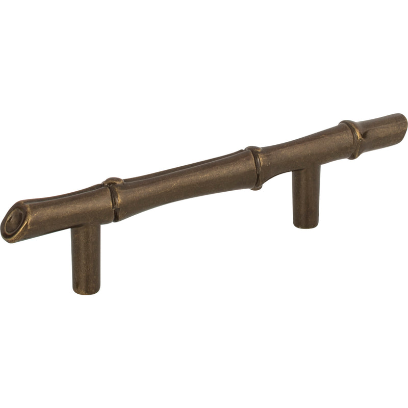 Bamboo Pull 3 Inch (c-c) Burnished Bronze