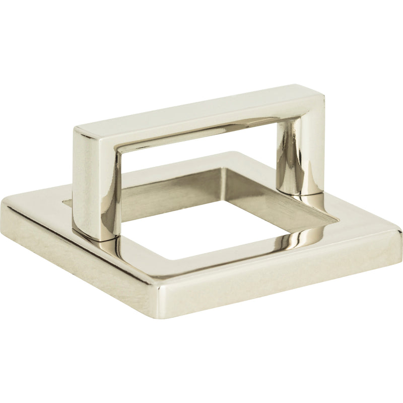 Tableau Square Base and Top 1 13/16 Inch (c-c) Polished Nickel