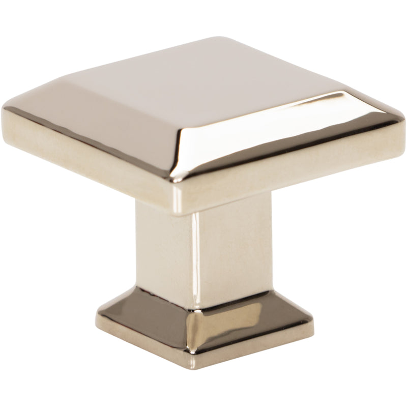 Sweetbriar Lane Square Knob 1 1/4 Inch Polished Nickel