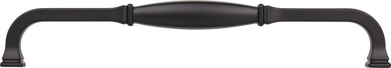 18" Center-to-Center Matte Black Audrey Appliance Handle