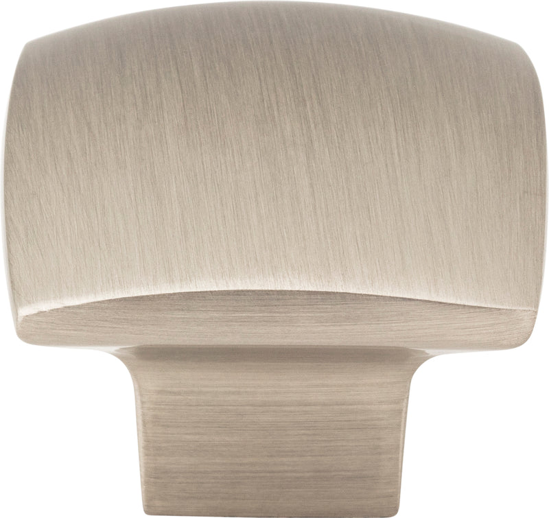 1-3/16" Overall Length Satin Nickel Square Sonoma Cabinet Knob