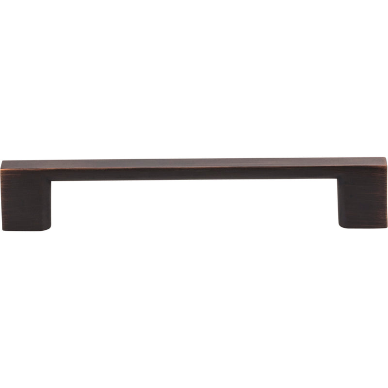 128 mm Center-to-Center Brushed Oil Rubbed Bronze Square Sutton Cabinet Bar Pull