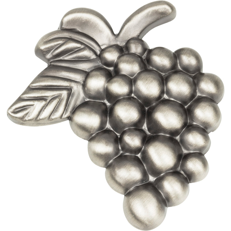 Vineyard Grapes Knob 2 Inch Pewter