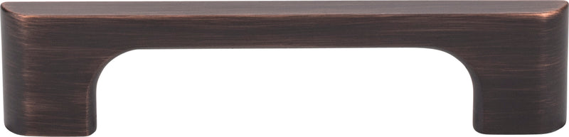 96 mm Center-to-Center Brushed Oil Rubbed Bronze Asymmetrical Leyton Cabinet Pull