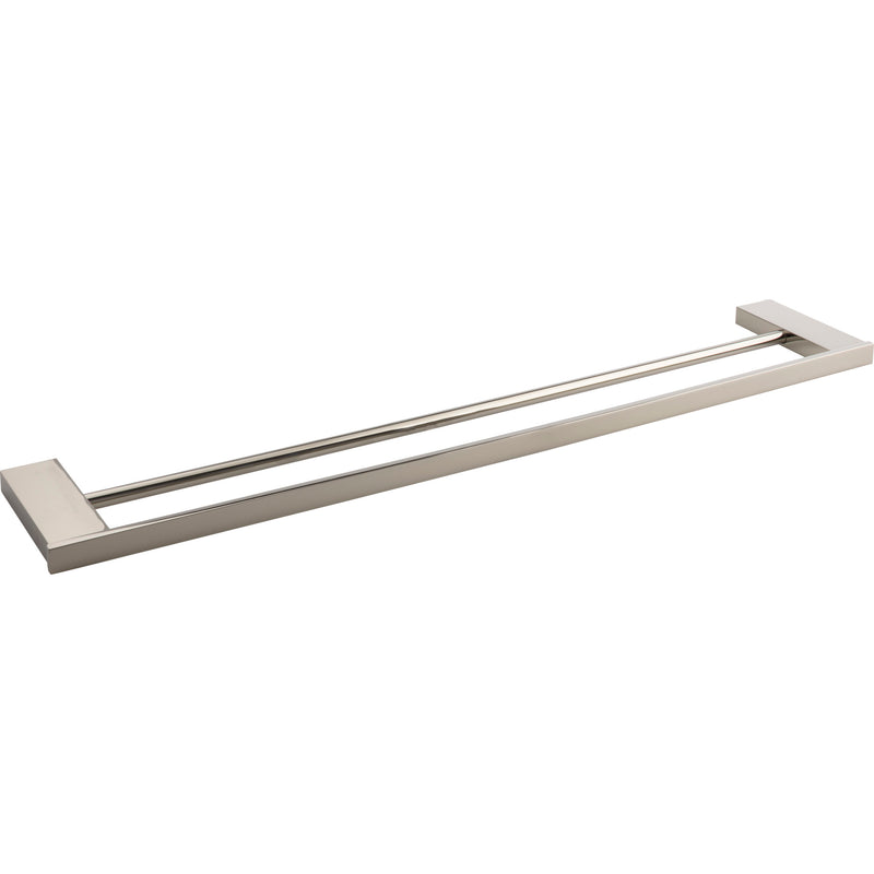 Parker Bath Towel Bar 24 Inch Double Polished Nickel