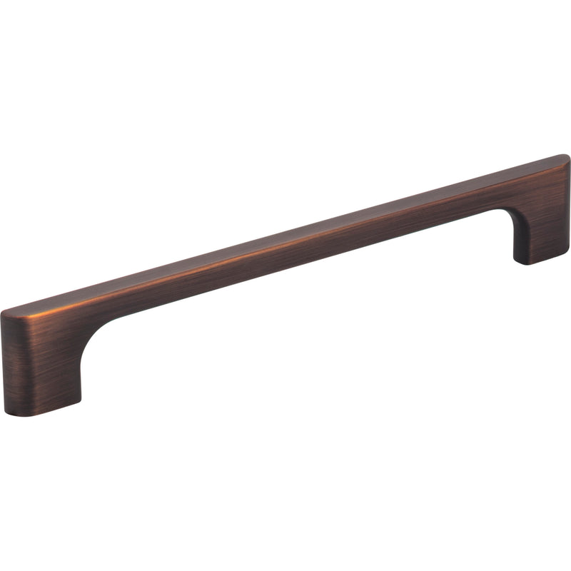 160 mm Center-to-Center Brushed Oil Rubbed Bronze Asymmetrical Leyton Cabinet Pull