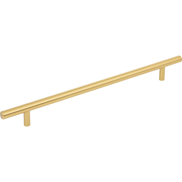 256 mm Center-to-Center Brushed Gold Naples Cabinet Bar Pull