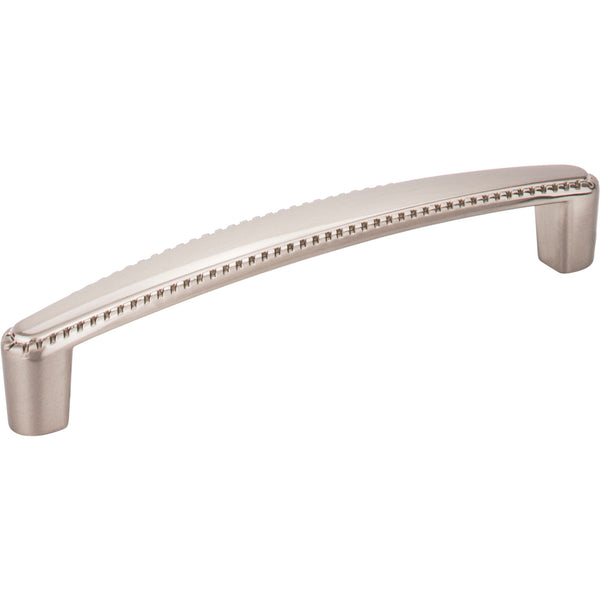 128 mm Center-to-Center Satin Nickel Rope Detailed Lindos Cabinet Pull