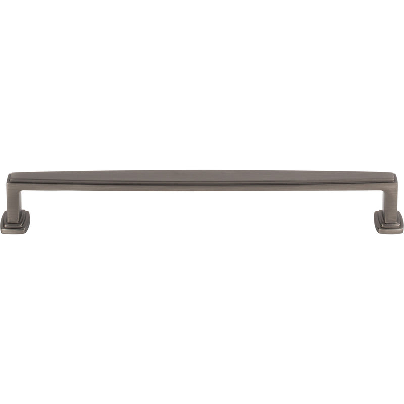 192 mm Center-to-Center Brushed Pewter Richard Cabinet Pull