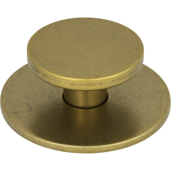 Dot Knob 2 Inch Vintage Brass