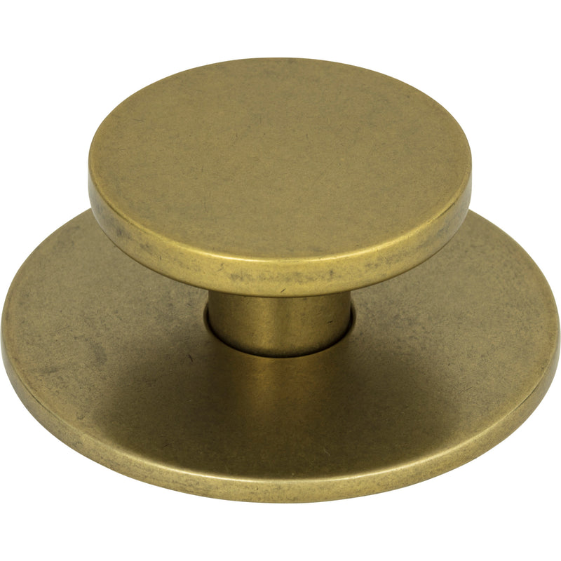 Dot Knob 2 Inch Vintage Brass