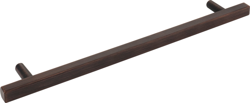 12" Center-to-Center Brushed Oil Rubbed Bronze Square Dominique Appliance Handle