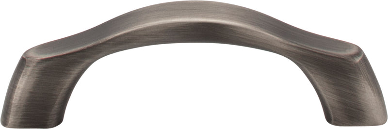 3" Center-to-Center Brushed Pewter Aiden Cabinet Pull
