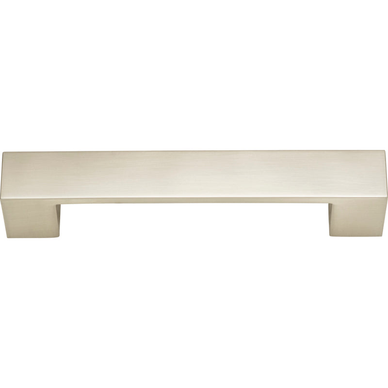 Wide Square Pull 5 1/16 Inch (c-c) Brushed Nickel
