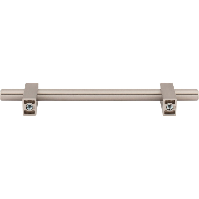 128 mm Center-to-Center Satin Nickel Larkin Cabinet Bar Pull