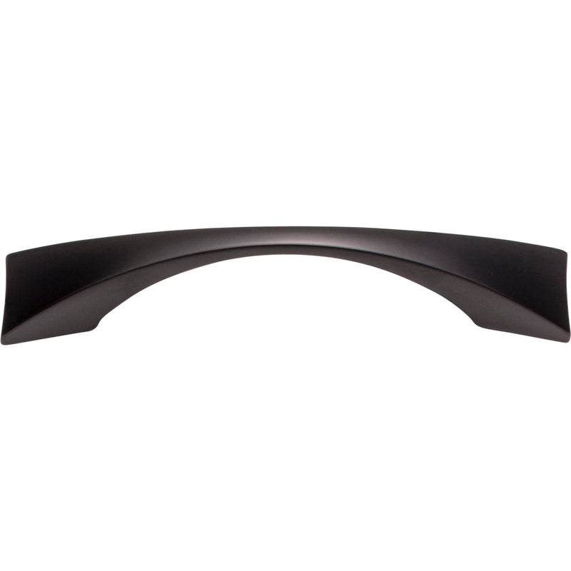 96 mm Center-to-Center Matte Black Square Glendale Cabinet Pull