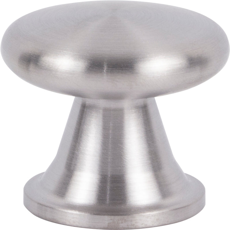 Burbank Knob 1 1/8 Inch Brushed Stainless Steel