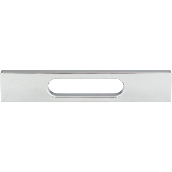 Level Pull 5 1/16 Inch (c-c) Polished Chrome