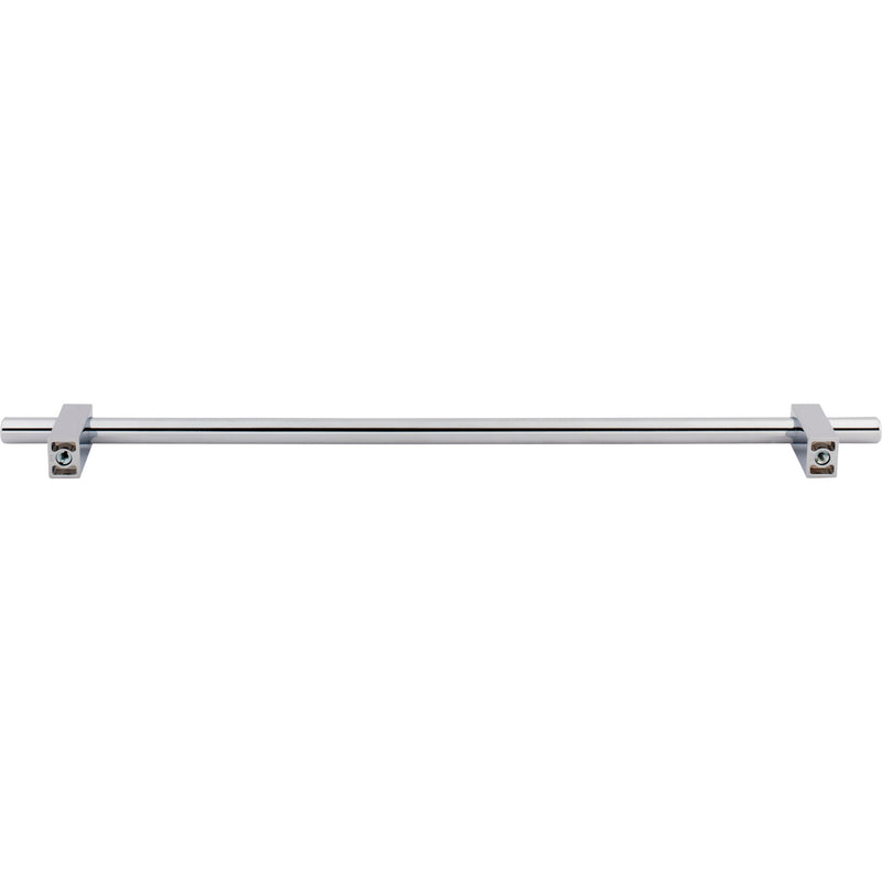 305 mm Center-to-Center Polished Chrome Larkin Cabinet Bar Pull