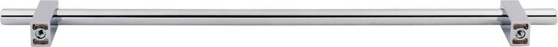 305 mm Center-to-Center Polished Chrome Larkin Cabinet Bar Pull