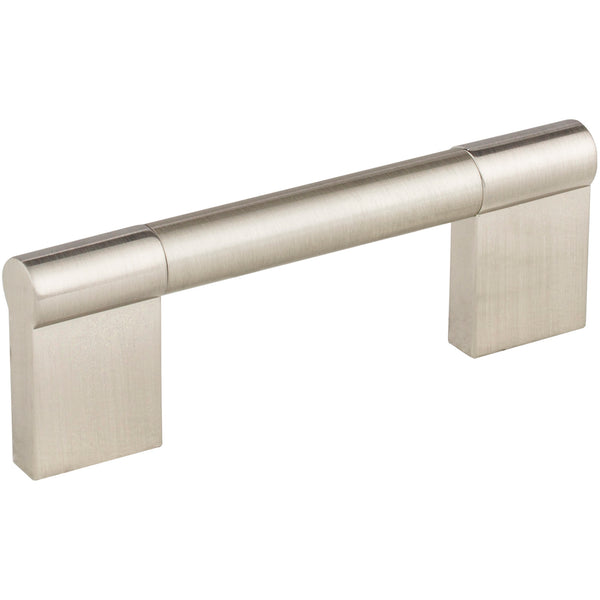 96 mm Center-to-Center Satin Nickel Knox Cabinet Bar Pull