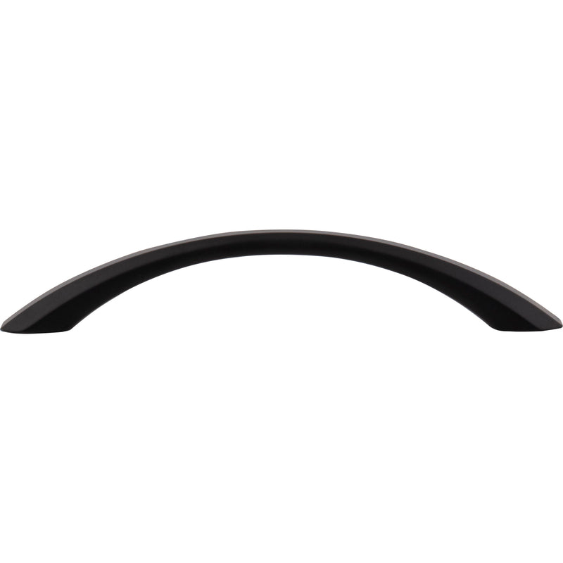 128 mm Center-to-Center Matte Black Wheeler Cabinet Pull