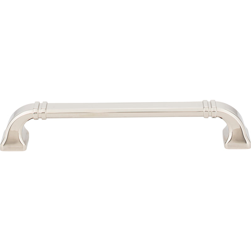 160 mm Center-to-Center Polished Nickel Ella Cabinet Pull