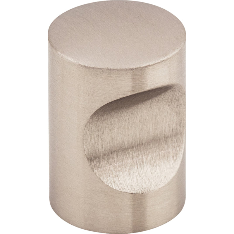 Indent Knob 5/8 Inch Brushed Stainless Steel