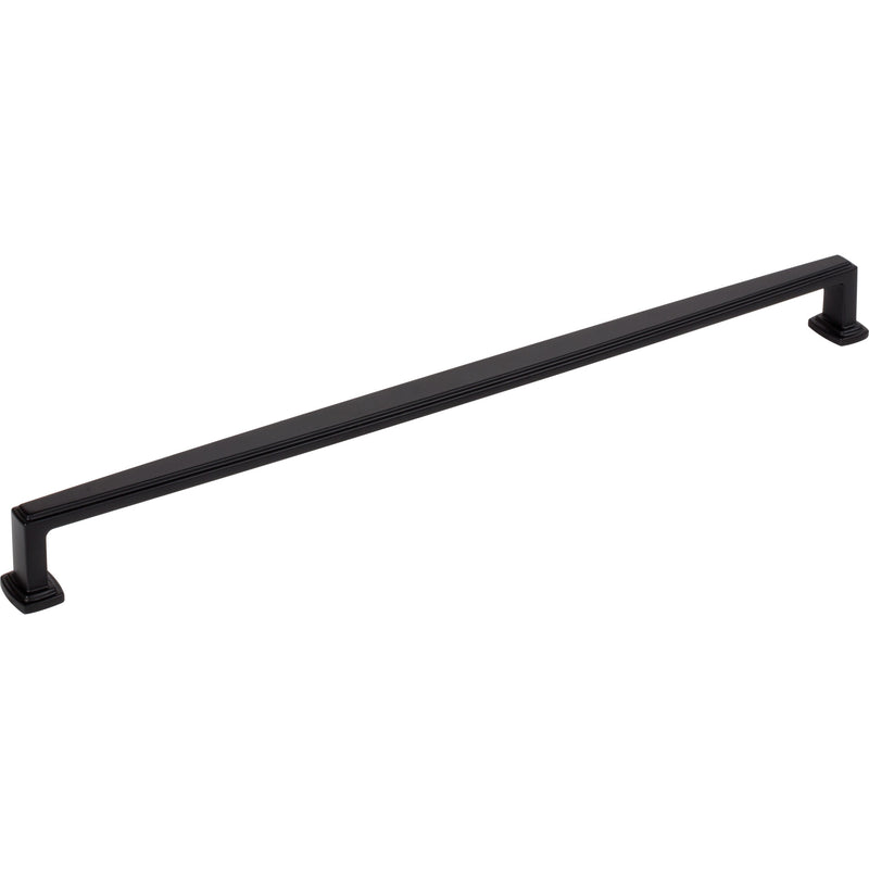 305 mm Center-to-Center Matte Black Richard Cabinet Pull