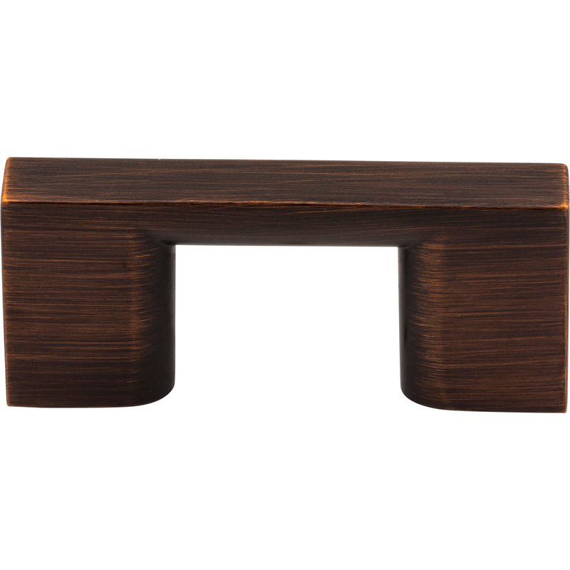 32 mm Center-to-Center Brushed Oil Rubbed Bronze Square Sutton Cabinet Bar Pull