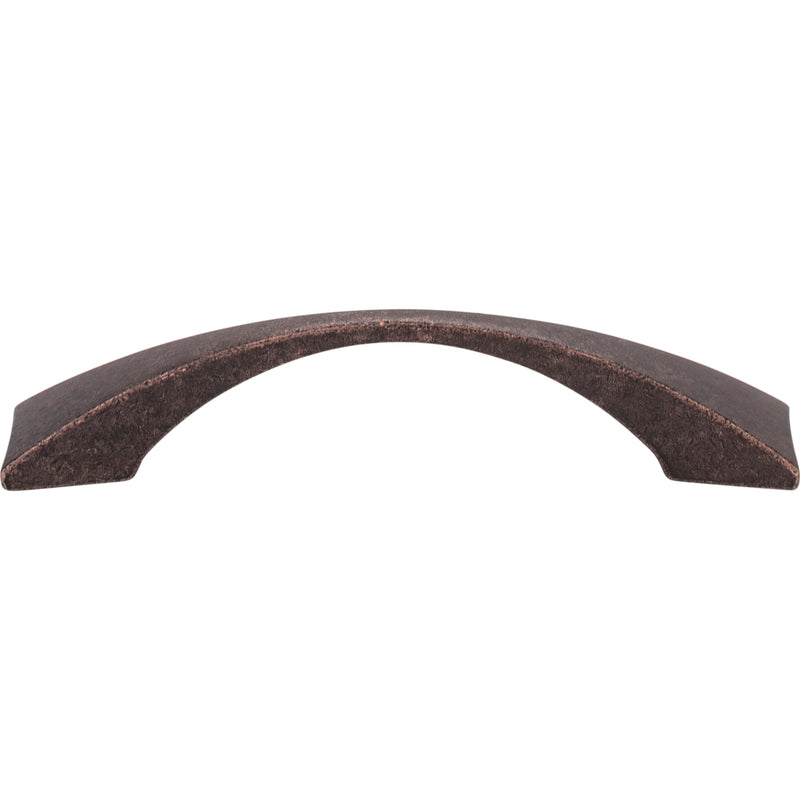 96 mm Center-to-Center Distressed Oil Rubbed Bronze Square Glendale Cabinet Pull