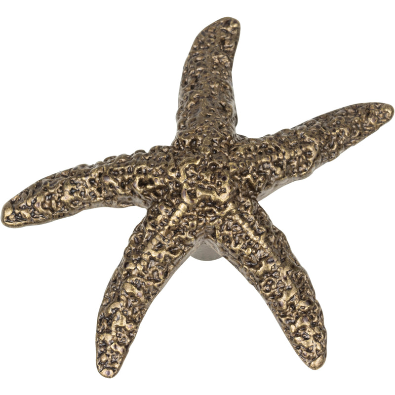 Starfish Knob 2 Inch Burnished Bronze