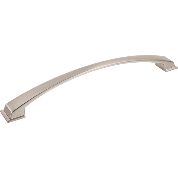 12" Center-to-Center Satin Nickel Arched Roman Appliance Handle