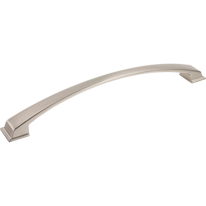 12" Center-to-Center Satin Nickel Arched Roman Appliance Handle