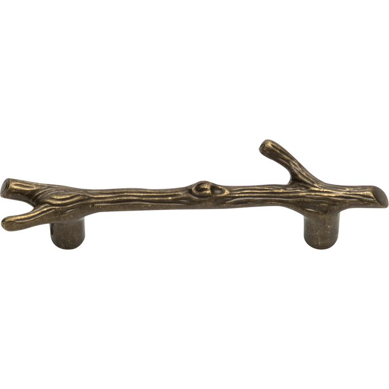 Twig Pull 3 Inch (c-c) Burnished Bronze