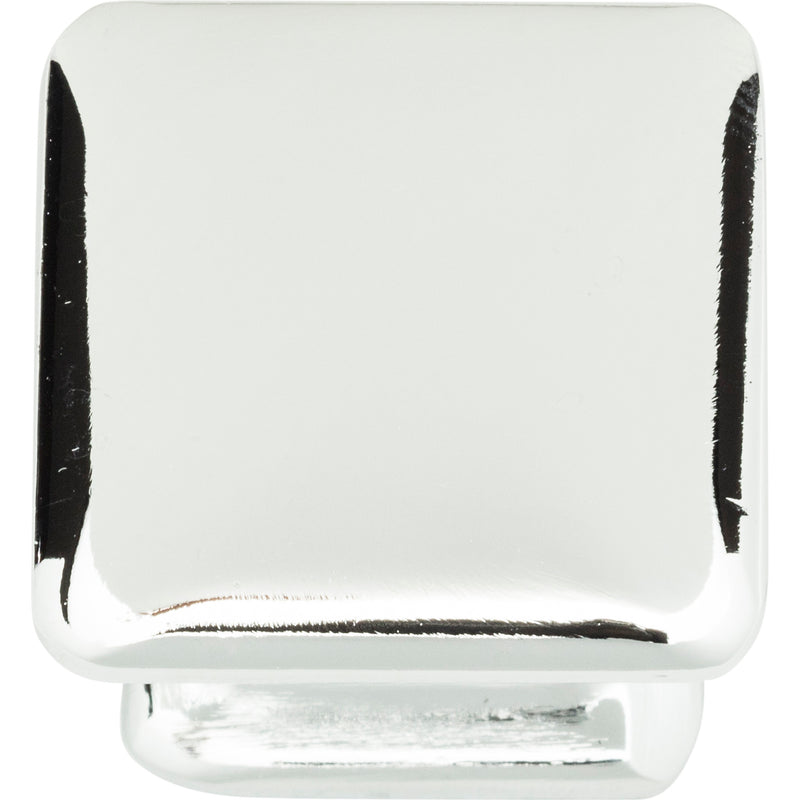 Alcott Square Knob 1 1/4 Inch Polished Chrome