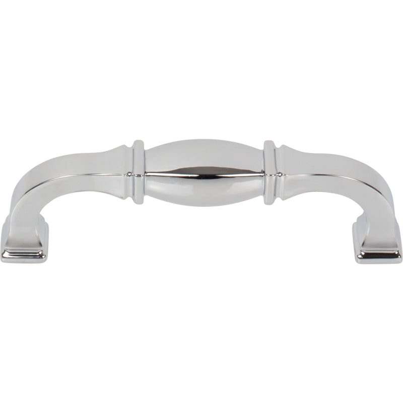 96 mm Center-to-Center Polished Chrome Audrey Cabinet Pull