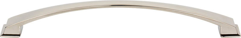 224 mm Center-to-Center Polished Nickel Arched Roman Cabinet Pull