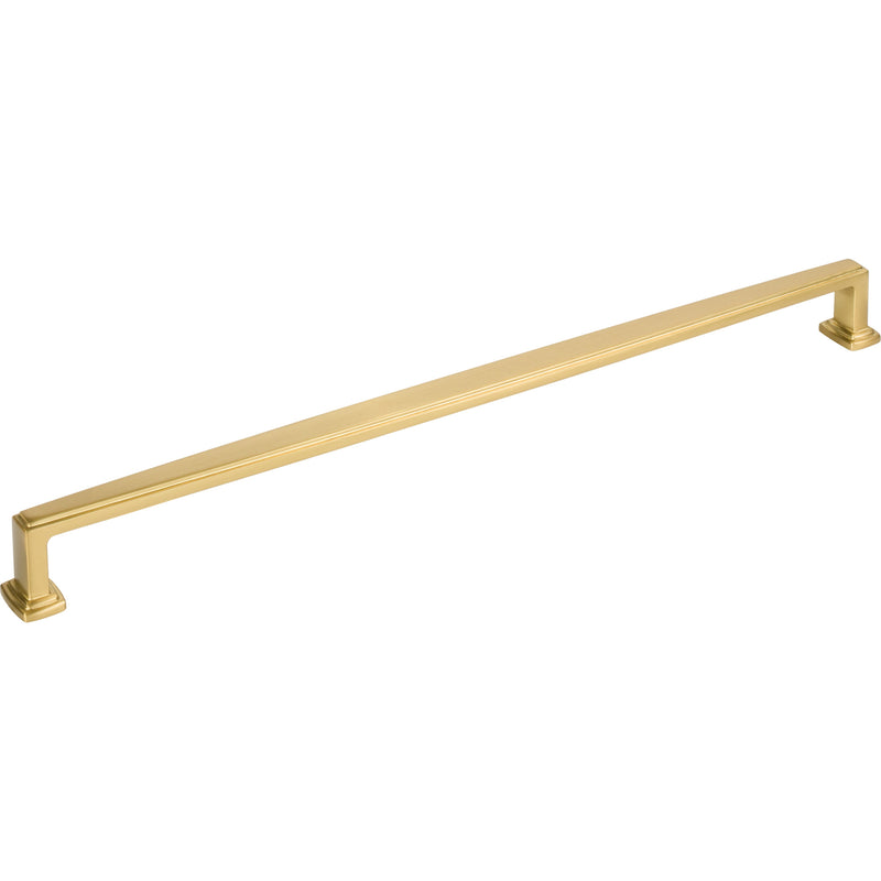 305 mm Center-to-Center Brushed Gold Richard Cabinet Pull