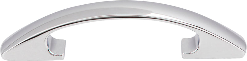 3" Center-to-Center Polished Chrome Arched Strickland Cabinet Pull