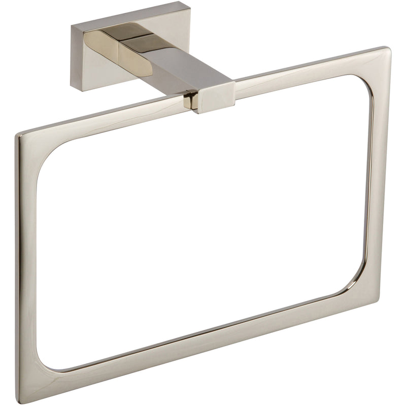 Axel Bath Towel Ring  Polished Nickel