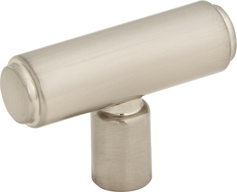 Clarence T-Knob 2 Inch Brushed Satin Nickel