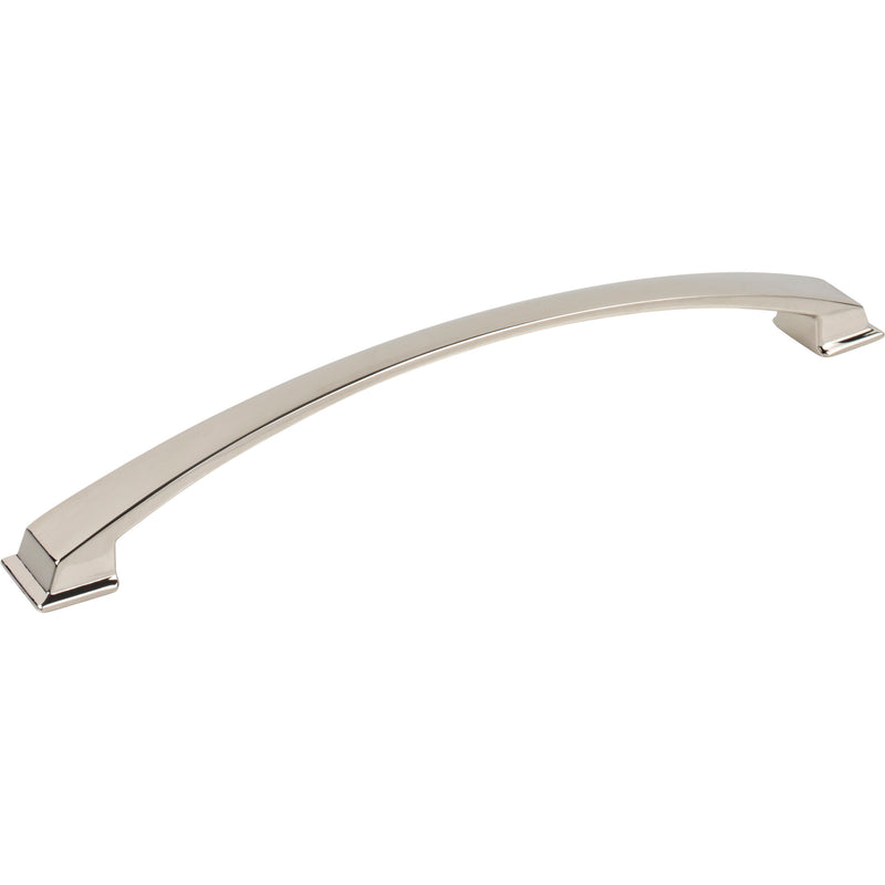 224 mm Center-to-Center Polished Nickel Arched Roman Cabinet Pull