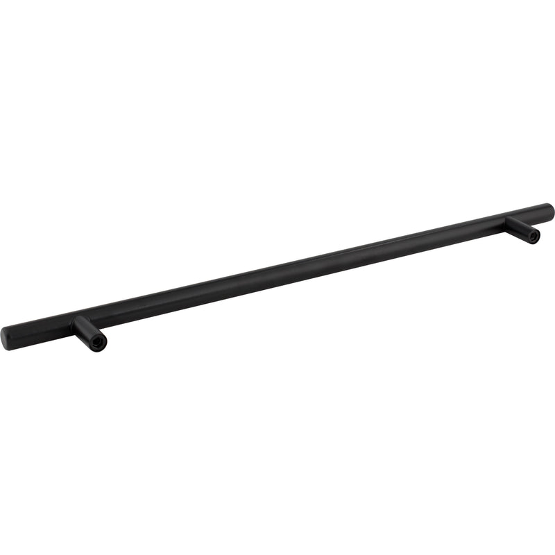 288 mm Center-to-Center Hollow Matte Black Stainless Steel Naples Cabinet Bar Pull