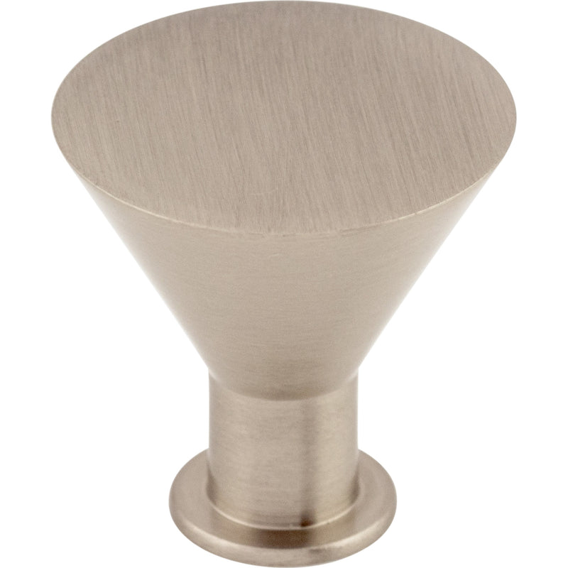 Cocktail Knob 1 3/16 Inch Brushed Satin Nickel