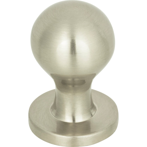 Nipple Knob 3/4 Inch Brushed Nickel