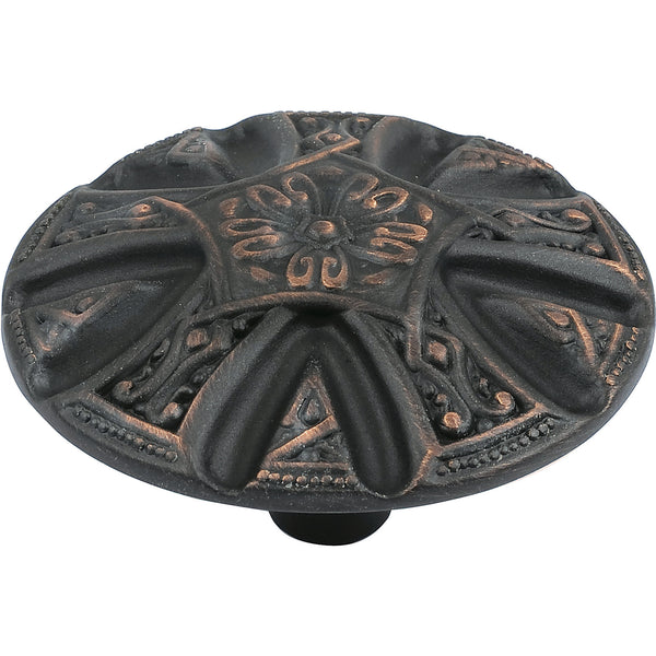 Maltese Knob 1 5/8 Inch Venetian Bronze