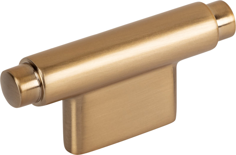 Kayden T-Knob 2 1/2 Inch Warm Brass