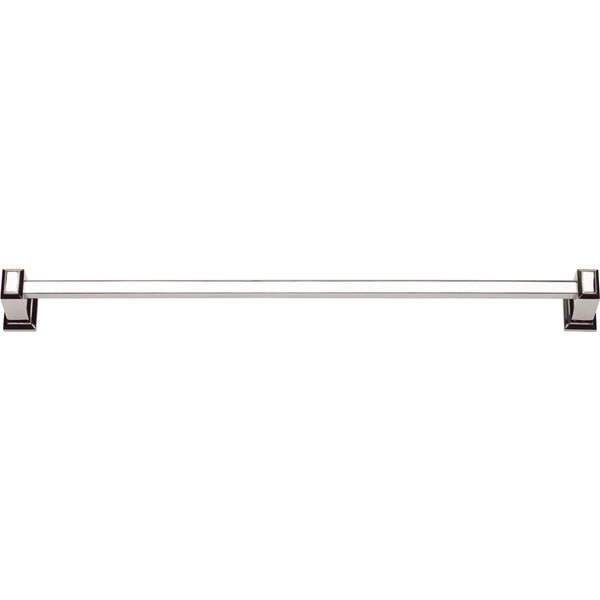 Sutton Place Bath Towel Bar 18 Inch Single Polished Nickel